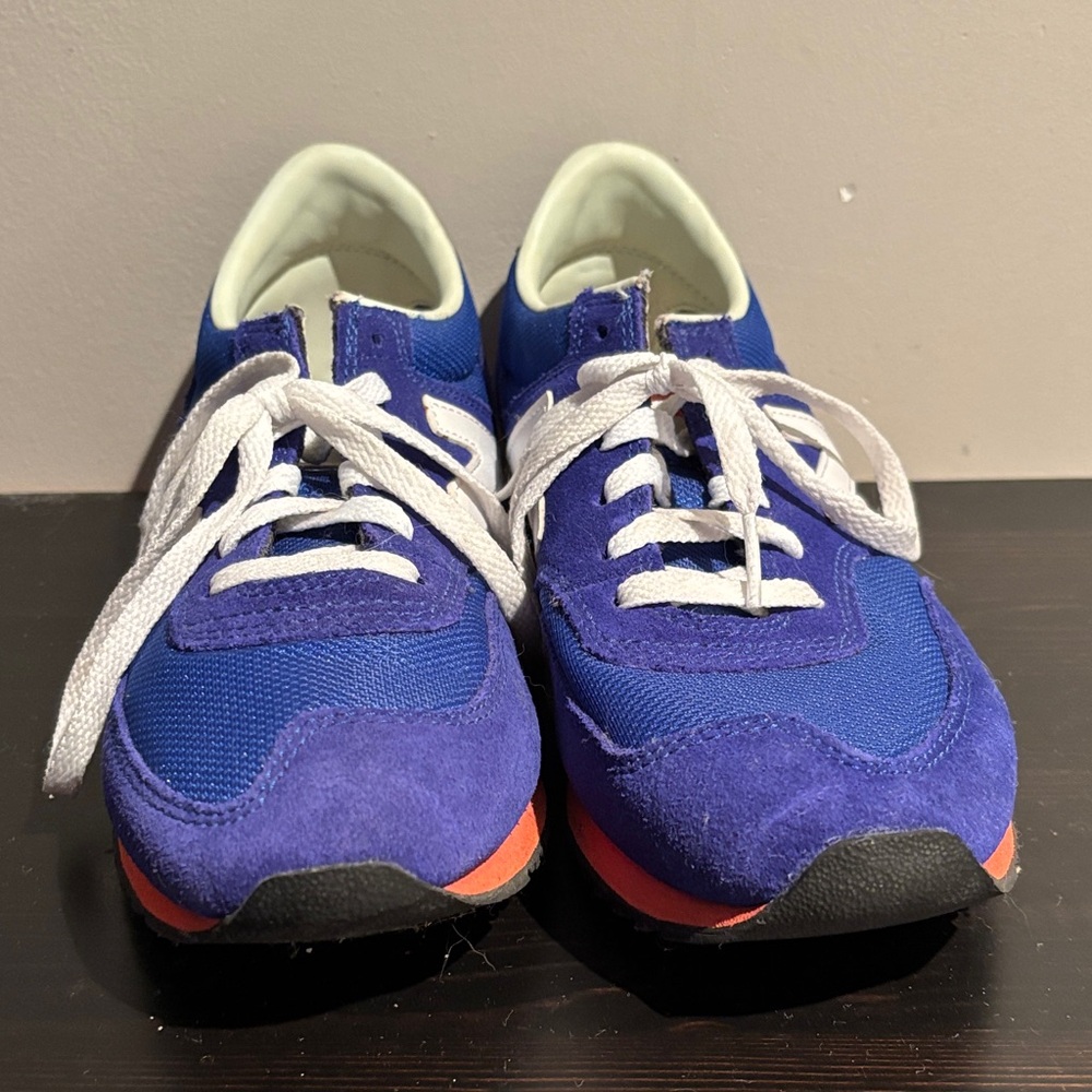 New Balance Blue and White Sneakers